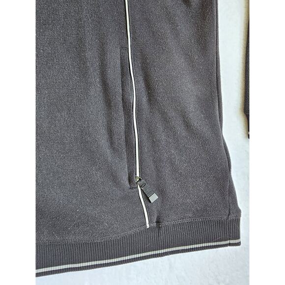 Mens Adidas Black Full Zip Jacket Size Xl With Fiddlers Elbow Embroidery - Picture 9 of 16